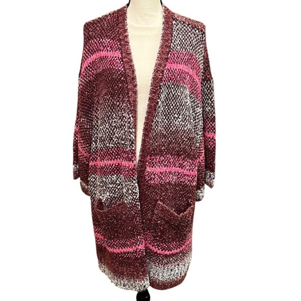 Torrid Spacedye Oversize Kimono Pink Size 2